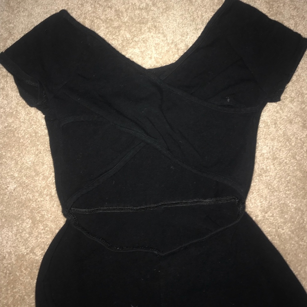 Open back dress